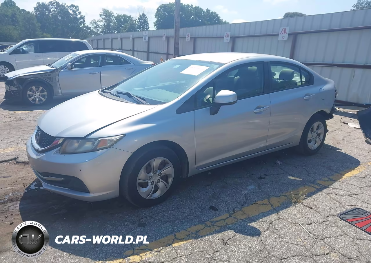 2013 Honda Civic Lx VIN:2HGFB2F54DH571996 - 2