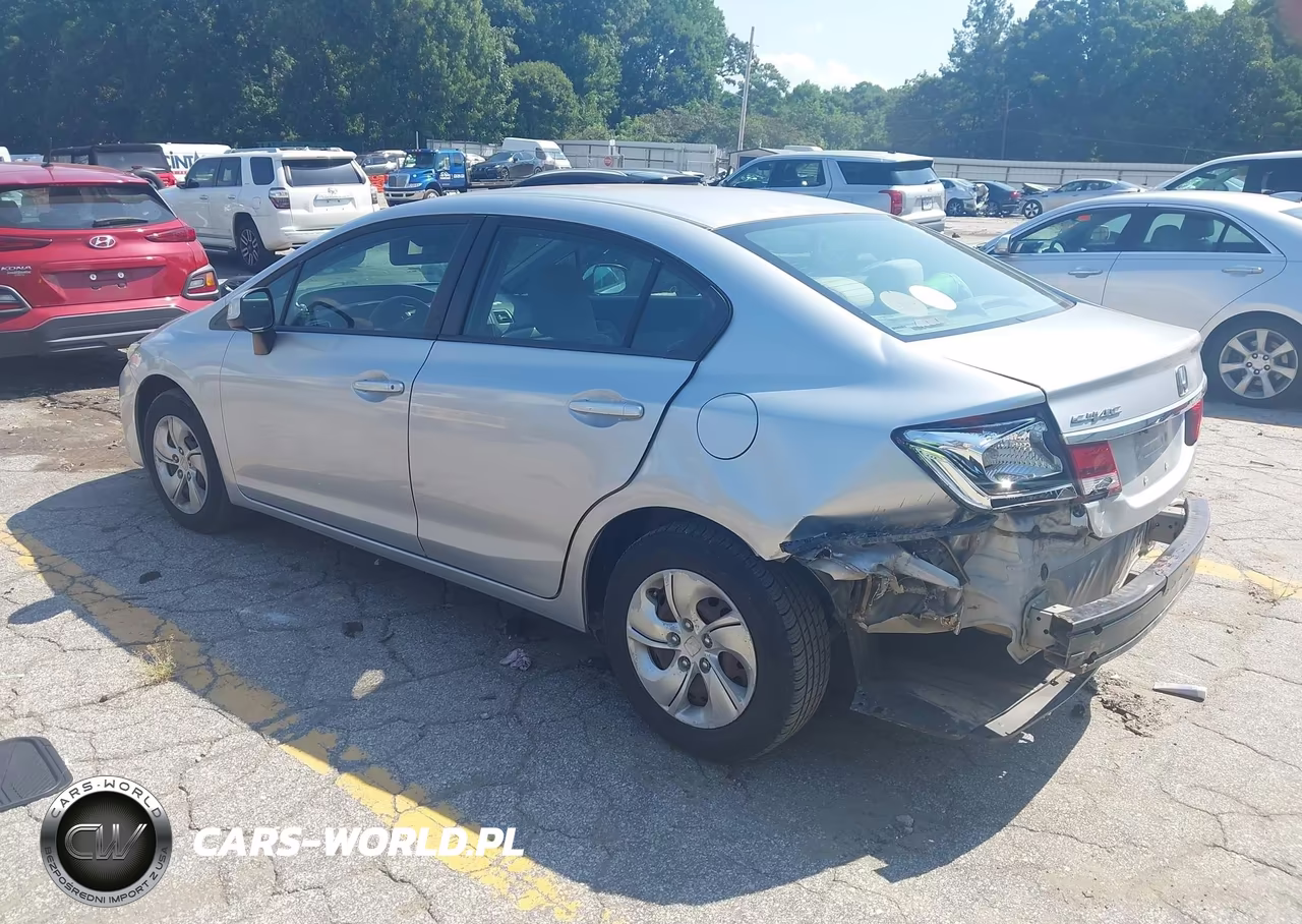 2013 Honda Civic Lx VIN:2HGFB2F54DH571996 - 3