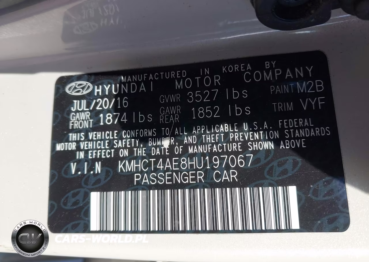 2017 Hyundai Accent Se VIN:KMHCT4AE8HU197067 - 9