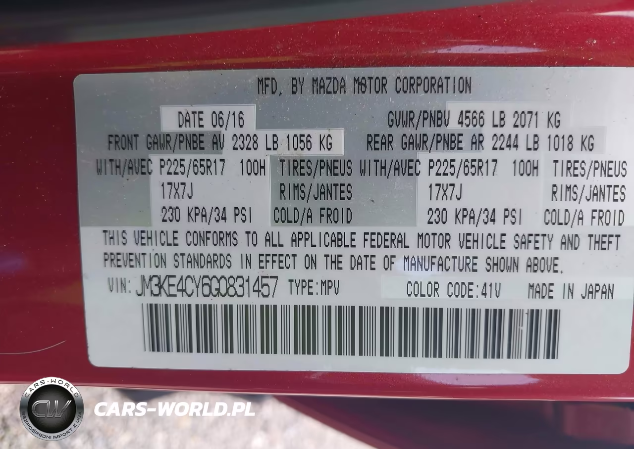 2016 Mazda Cx-5 Touring VIN:JM3KE4CY6G0831457 - 9
