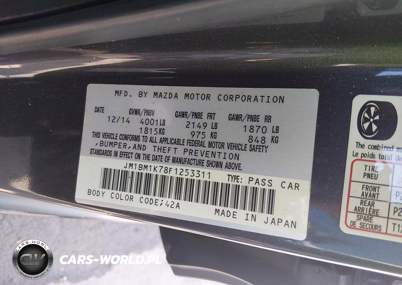 2015 Mazda Mazda3 I Sport VIN:JM1BM1K78F1253311 - 9