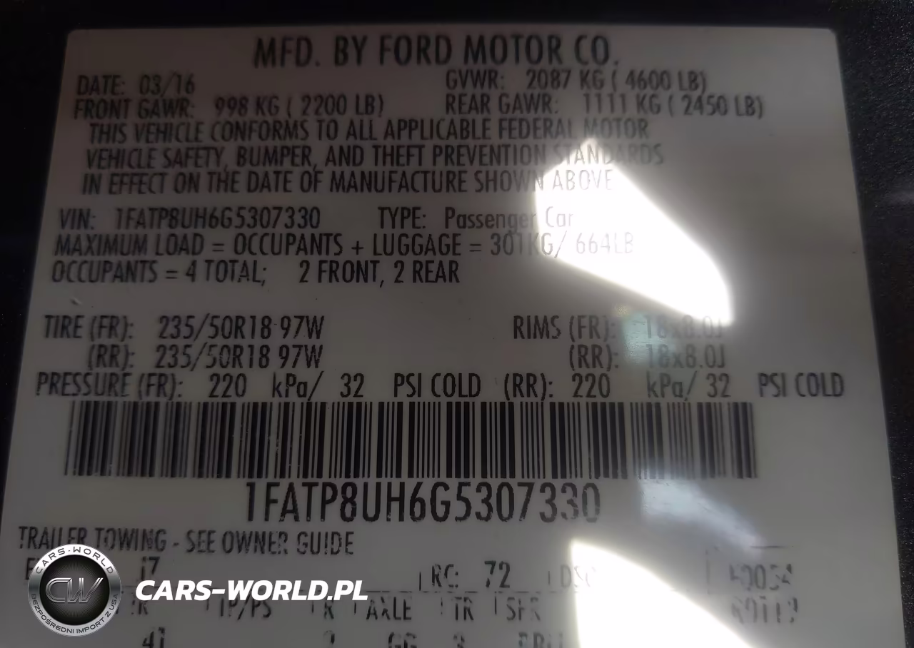 2016 Ford Mustang Ecoboost Premium VIN:1FATP8UH6G5307330 - 9