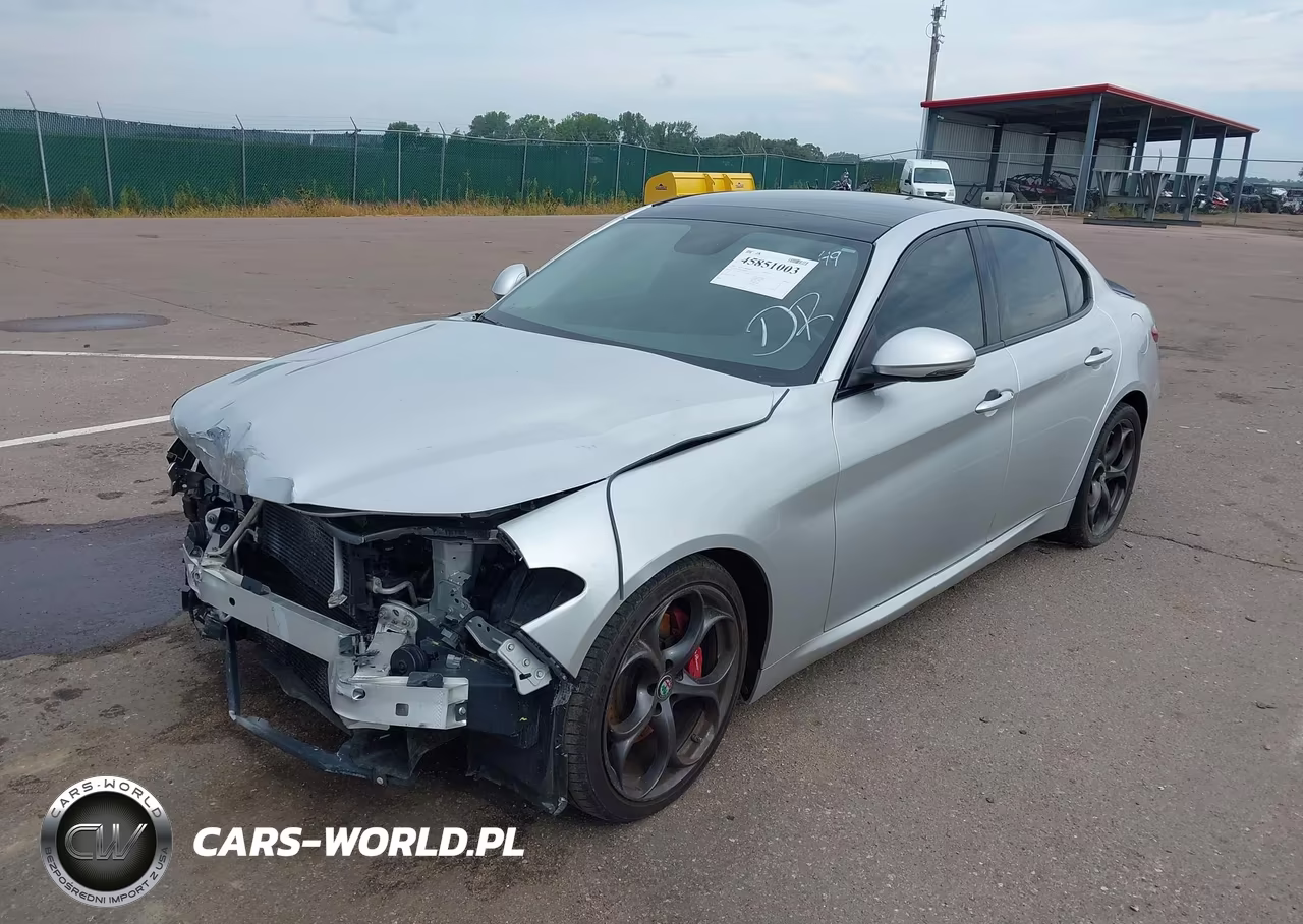 2018 Alfa Romeo Giulia Ti Sport Rwd VIN:ZARFAECN2J7568146 - 2