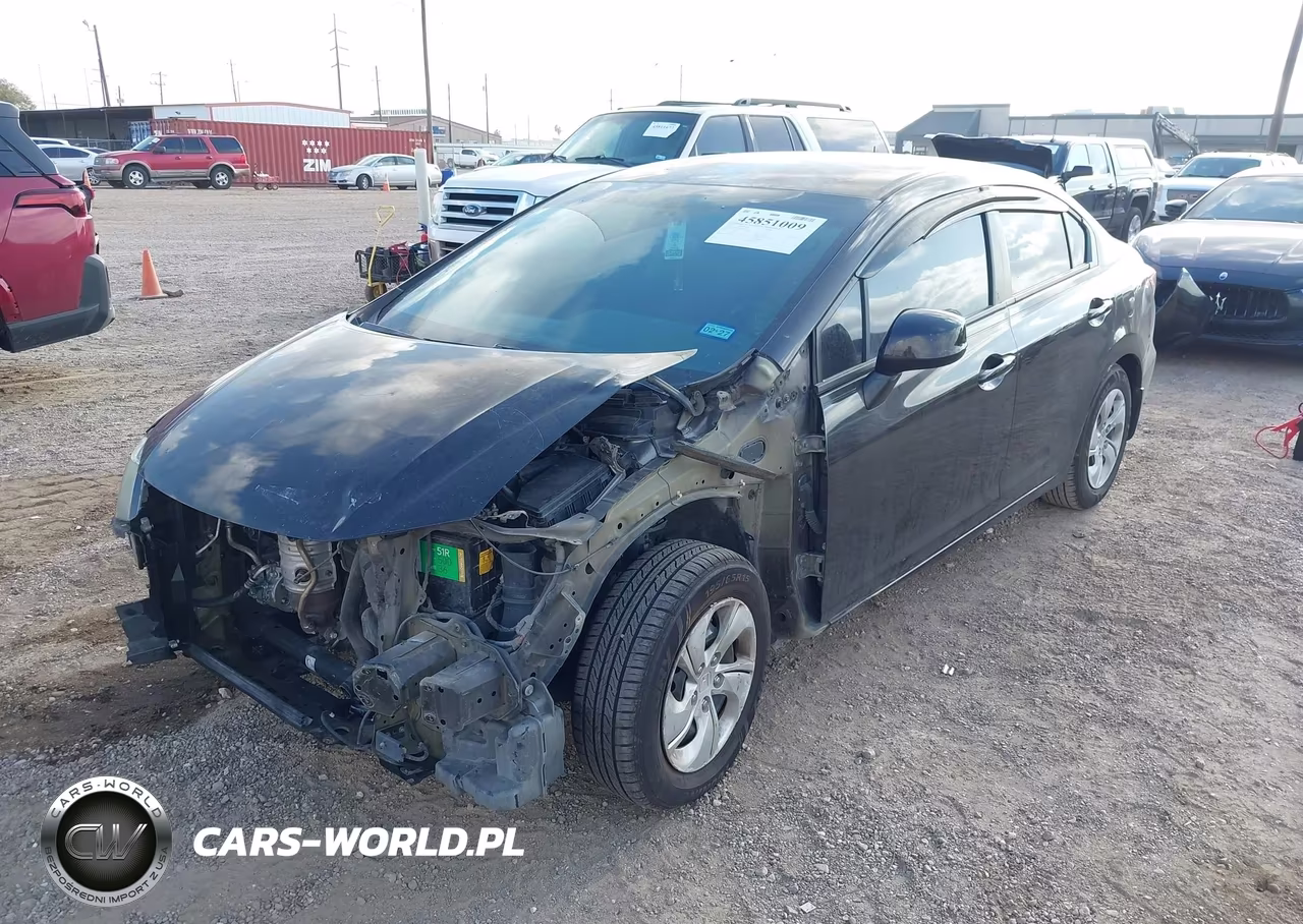 2013 Honda Civic Lx VIN:2HGFB2F59DH536709 - 2