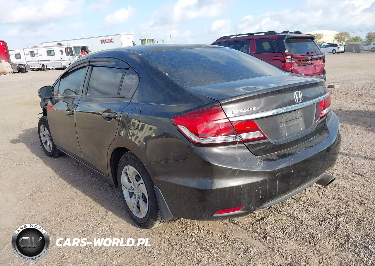 2013 Honda Civic Lx VIN:2HGFB2F59DH536709 - 3