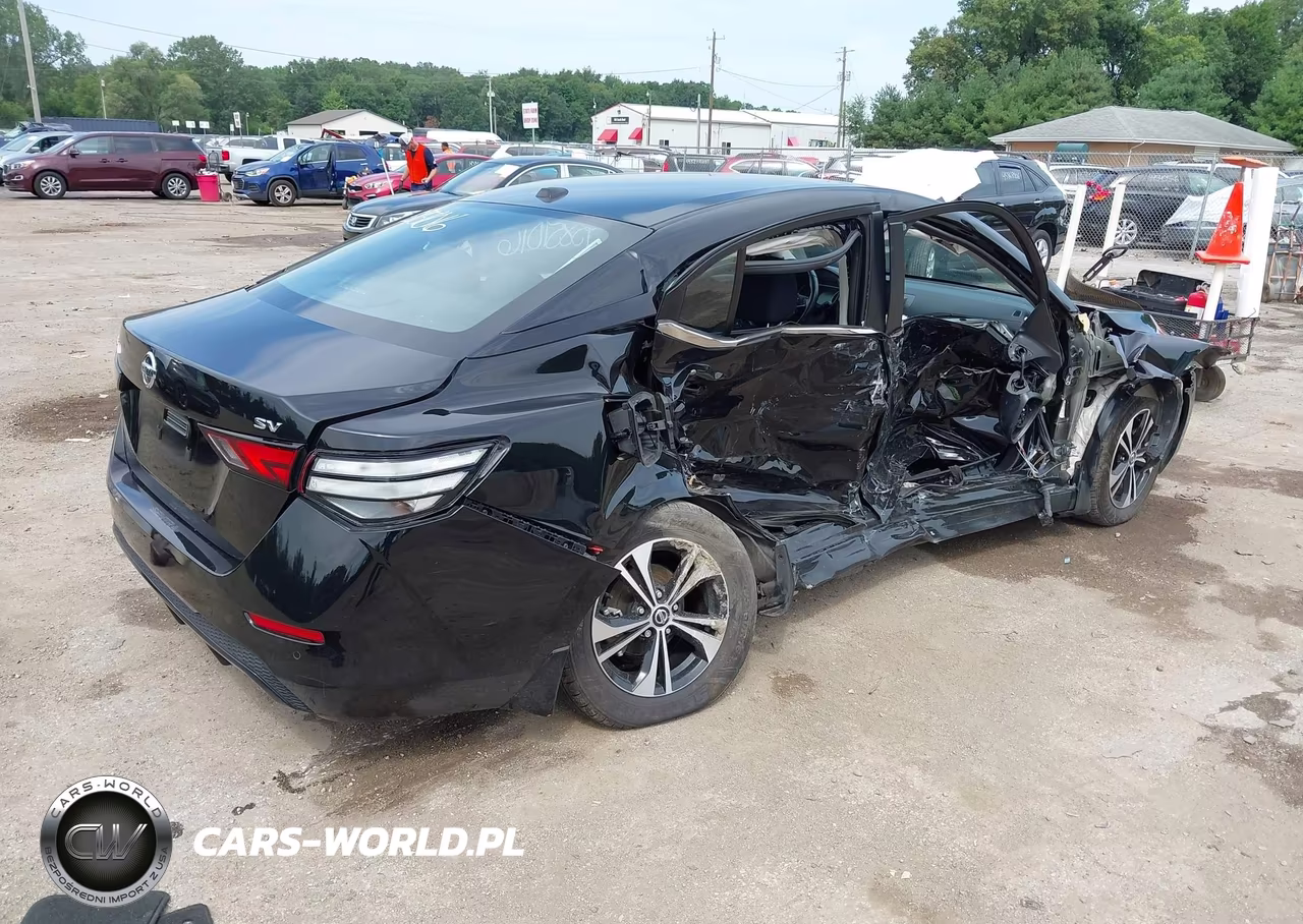 2023 Nissan Sentra Sv Xtronic Cvt VIN:3N1AB8CV1PY324498 - 4