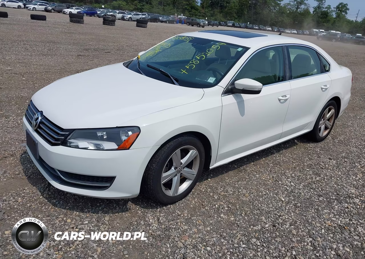 2012 Volkswagen Passat 2.5L Se VIN:1VWBP7A32CC078219 - 2