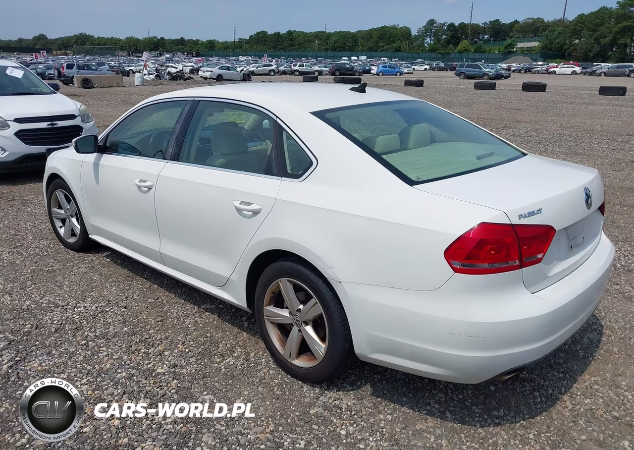 2012 Volkswagen Passat 2.5L Se VIN:1VWBP7A32CC078219 - 3