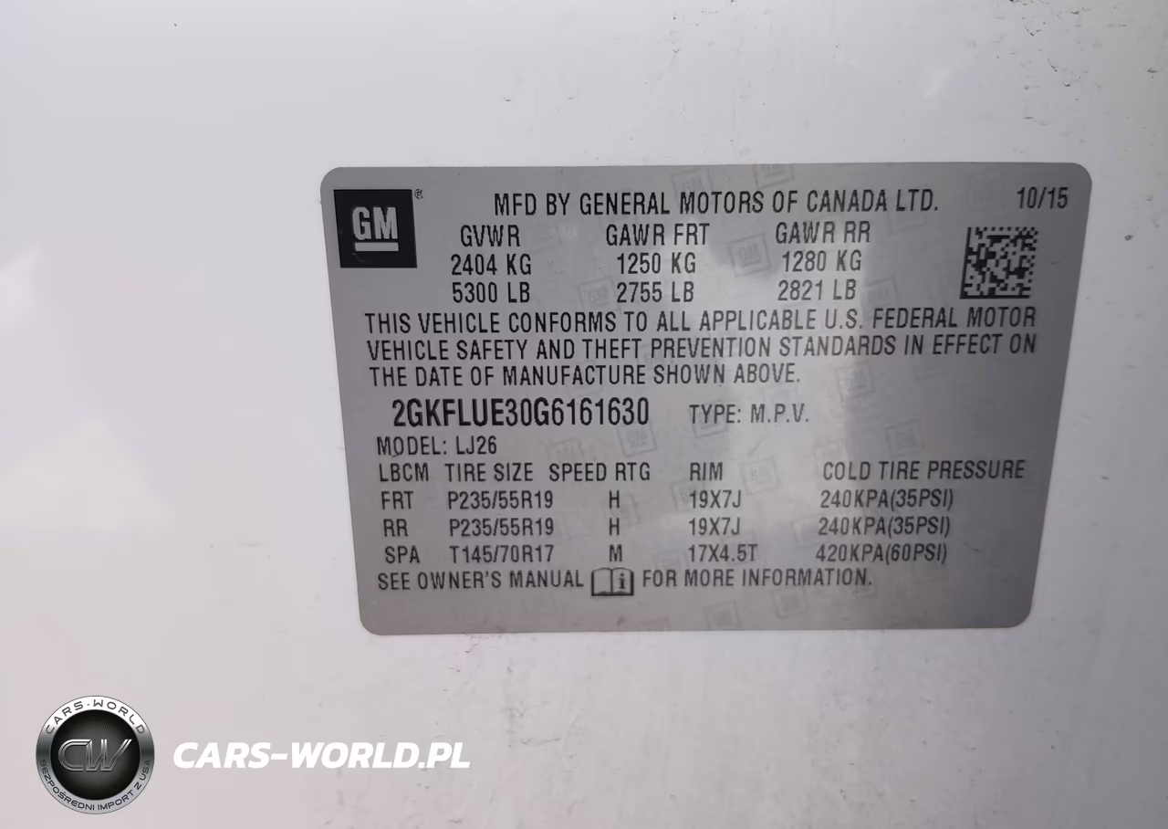 2016 GMC Terrain Slt VIN:2GKFLUE30G6161630 - 9