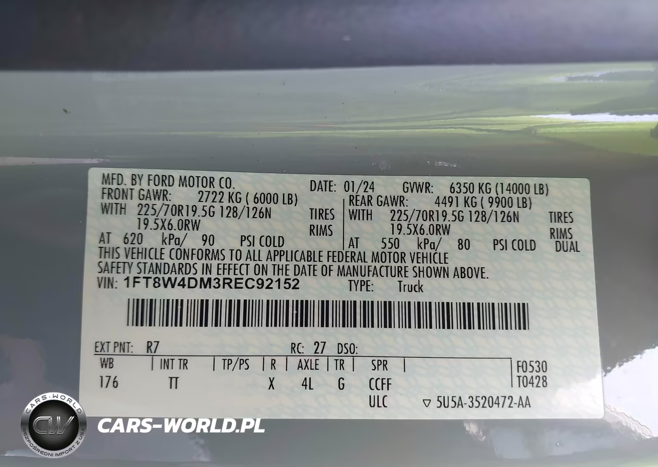 2024 Ford F-450 Limited VIN:1FT8W4DM3REC92152 - 9