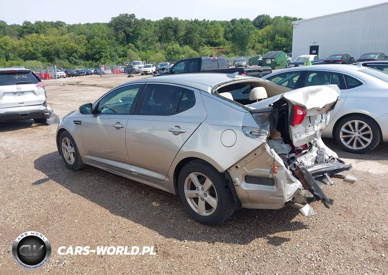 2015 Kia Optima Lx VIN:KNAGM4A75F5572051 - 3
