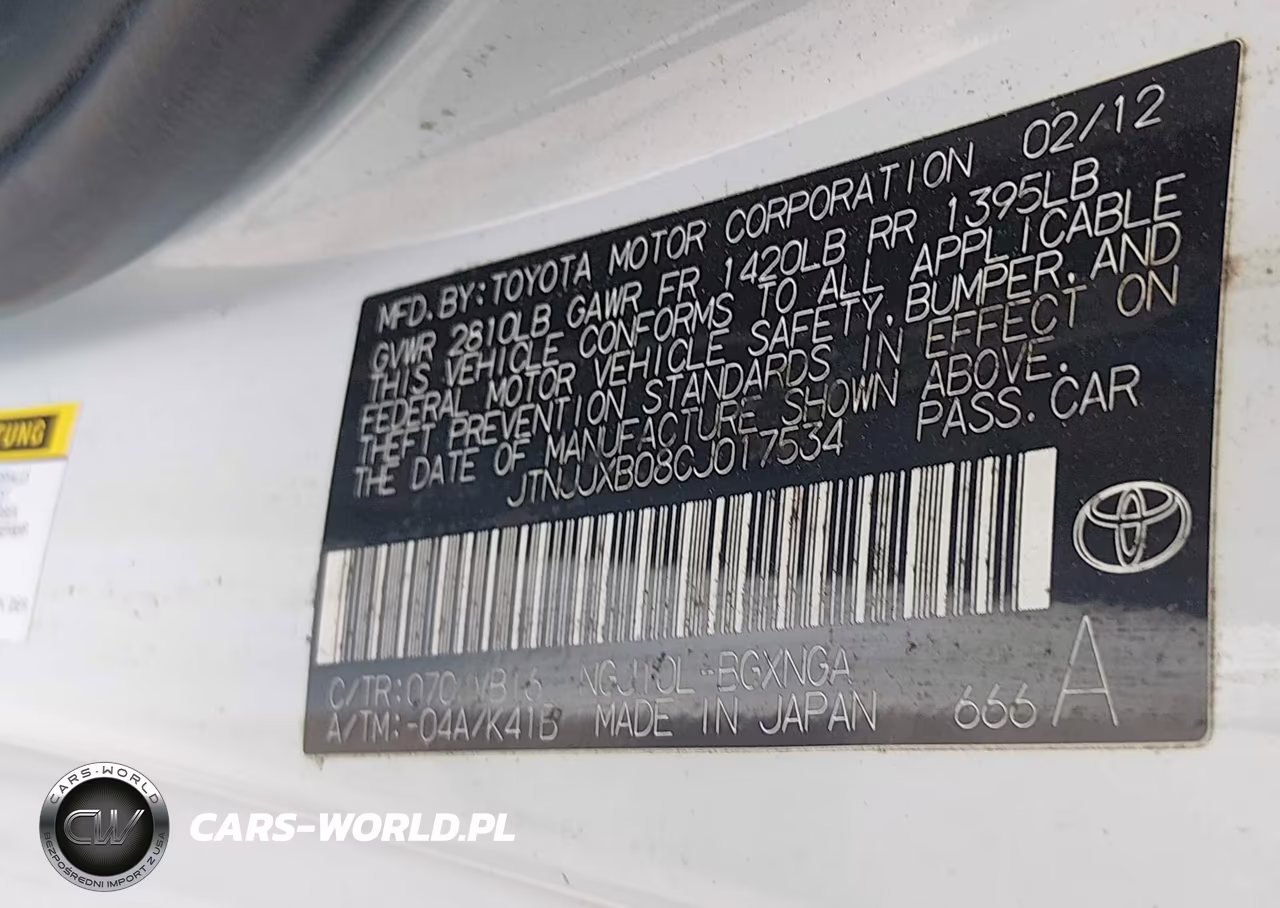2012 Scion Iq VIN:JTNJJXB08CJ017534 - 9