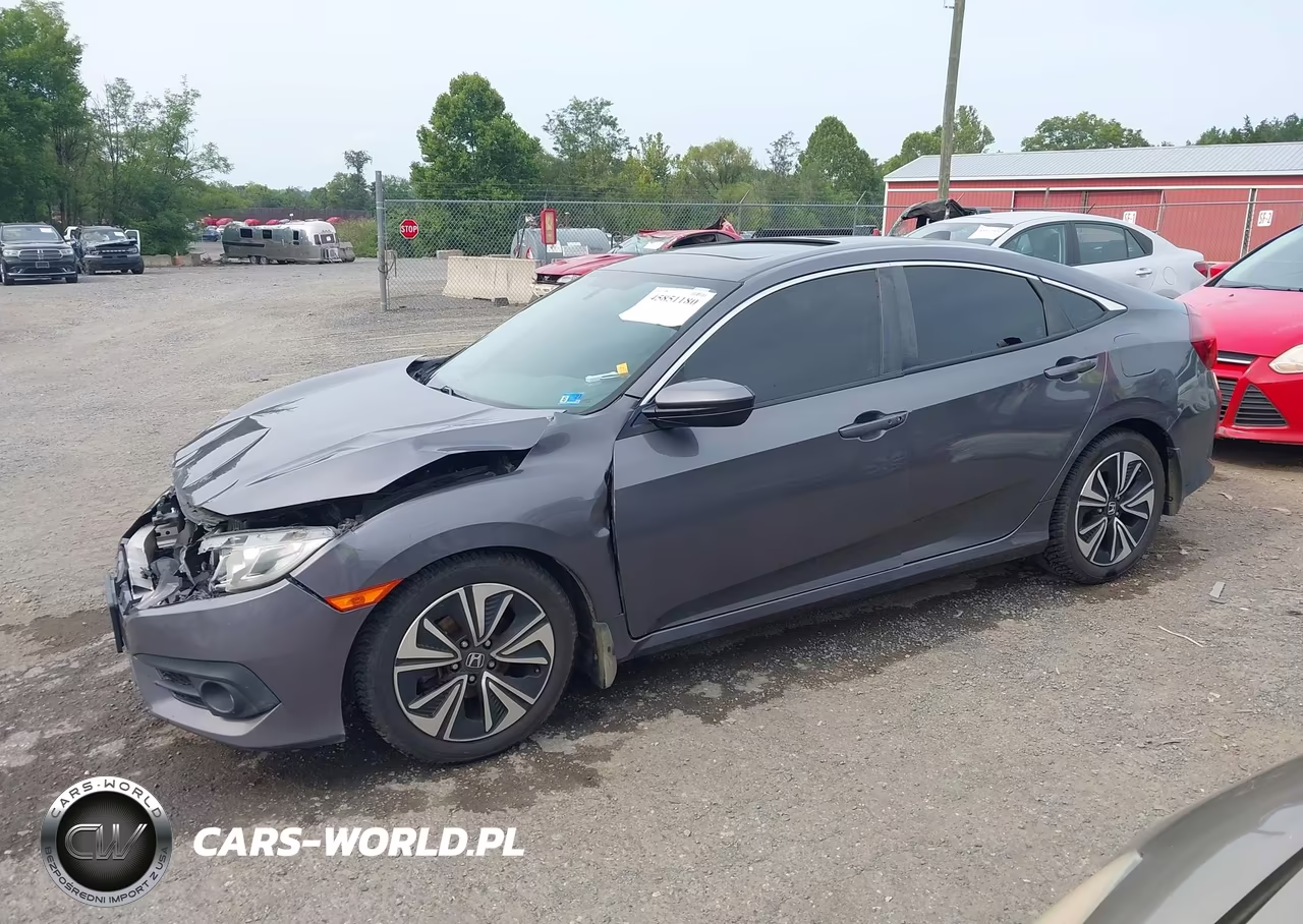 2017 Honda Civic Ex-T VIN:2HGFC1F37HH634617 - 2