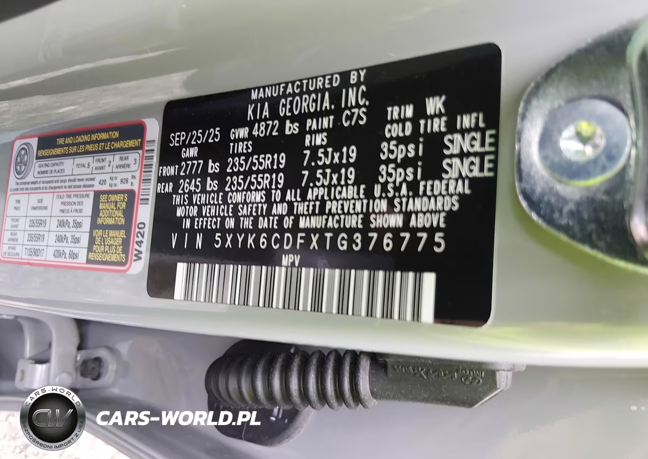2026 Kia Sportage X-Line VIN:5XYK6CDFXTG376775 - 9