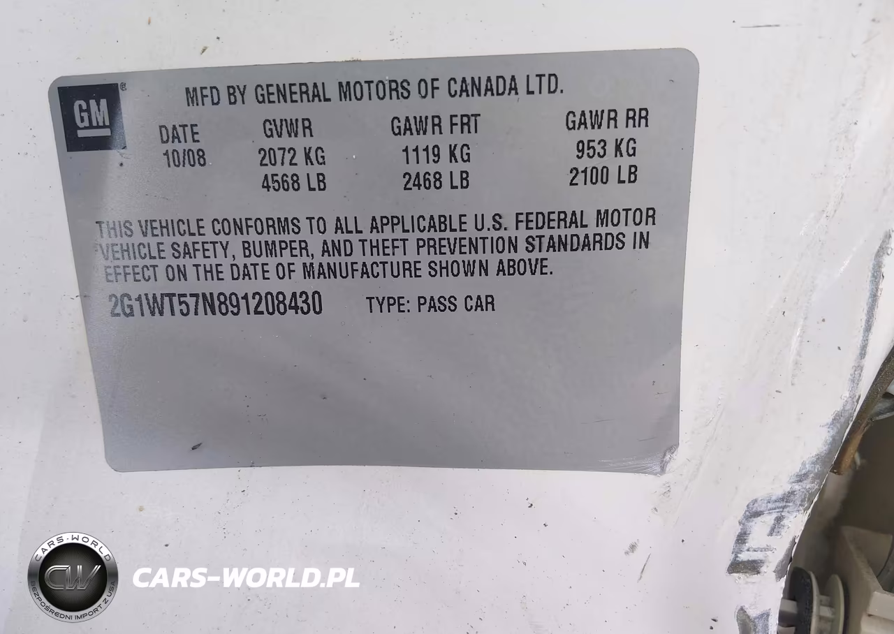 2009 Chevrolet Impala Lt VIN:2G1WT57N891208430 - 9