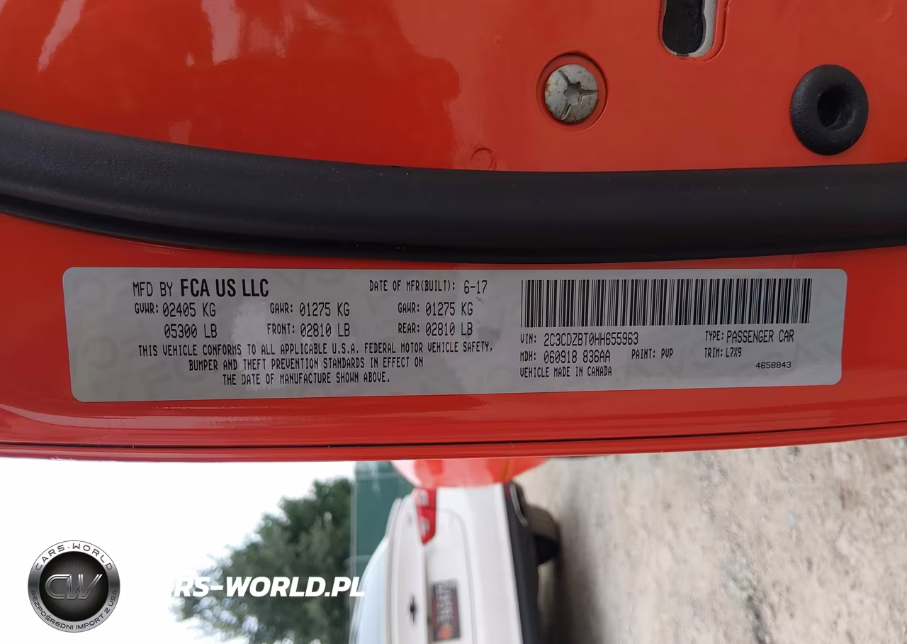 2017 Dodge Challenger R-T VIN:2C3CDZBT0HH655963 - 9