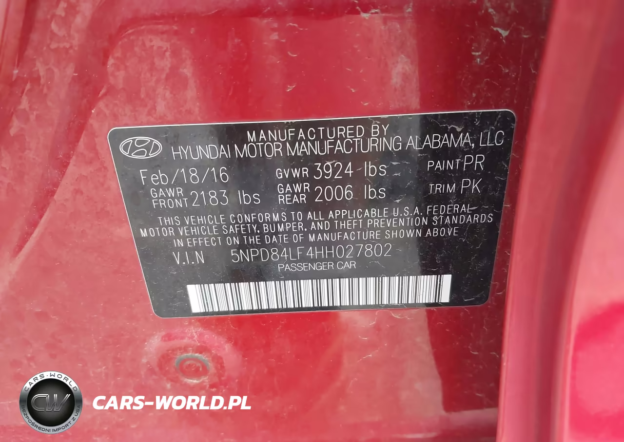 2017 Hyundai Elantra Se VIN:5NPD84LF4HH027802 - 9