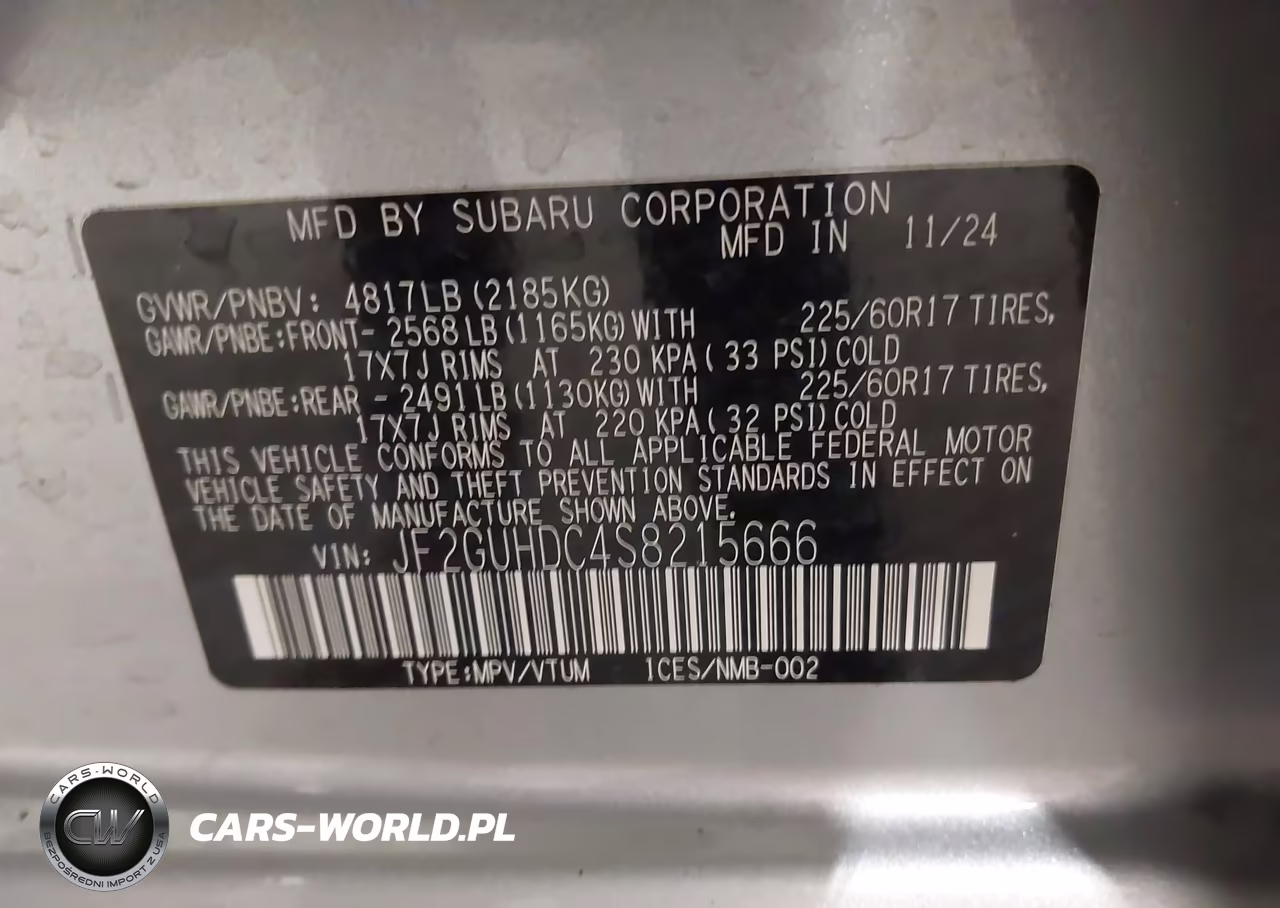 2025 Subaru Crosstrek Premium VIN:JF2GUHDC4S8215666 - 9