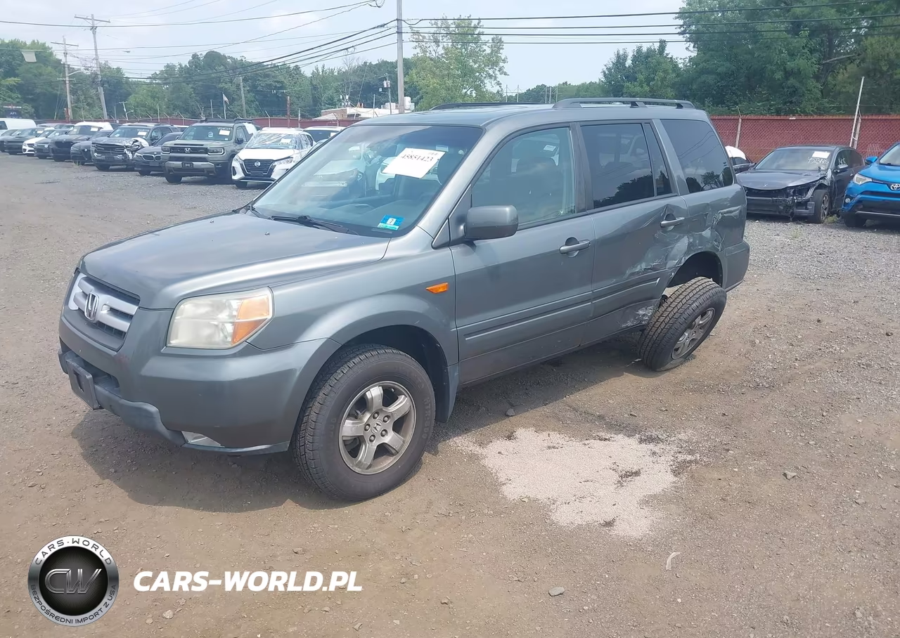 2007 Honda Pilot Ex-L VIN:5FNYF18537B028572 - 2