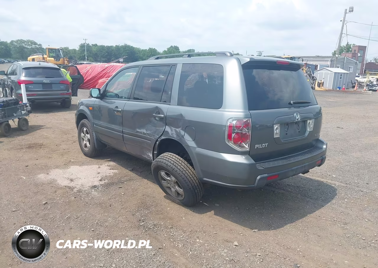 2007 Honda Pilot Ex-L VIN:5FNYF18537B028572 - 3