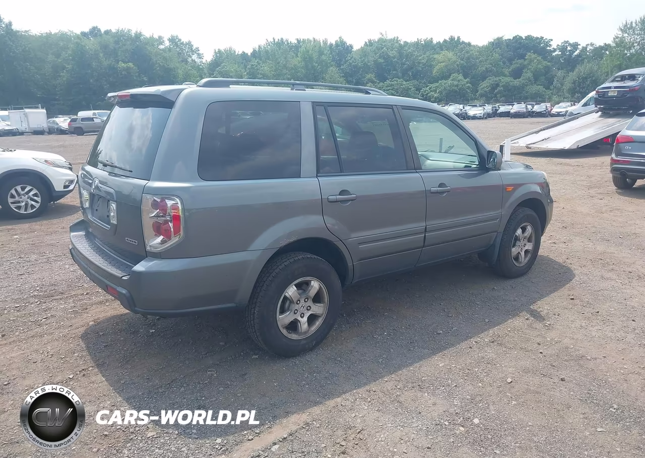 2007 Honda Pilot Ex-L VIN:5FNYF18537B028572 - 4