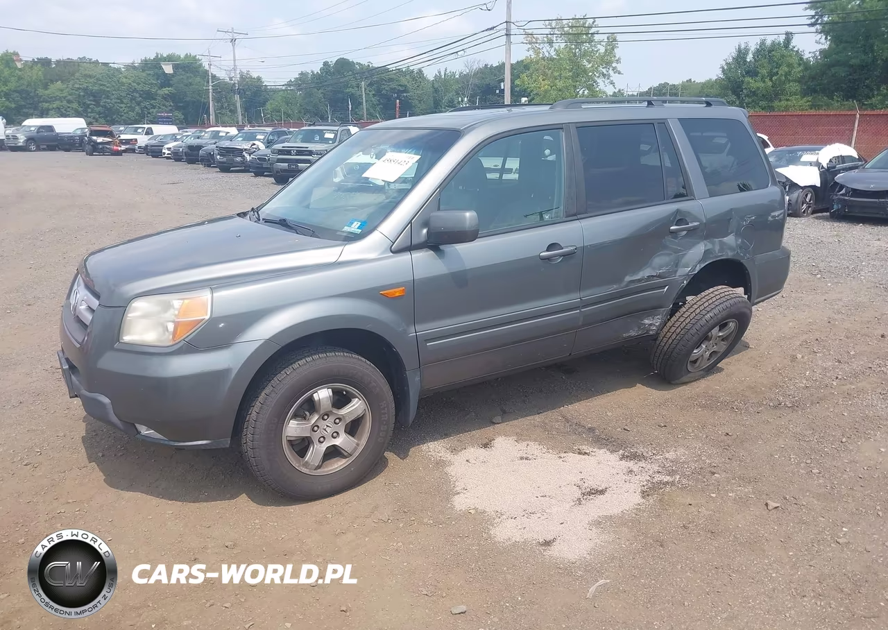 2007 Honda Pilot Ex-L VIN:5FNYF18537B028572 - 6