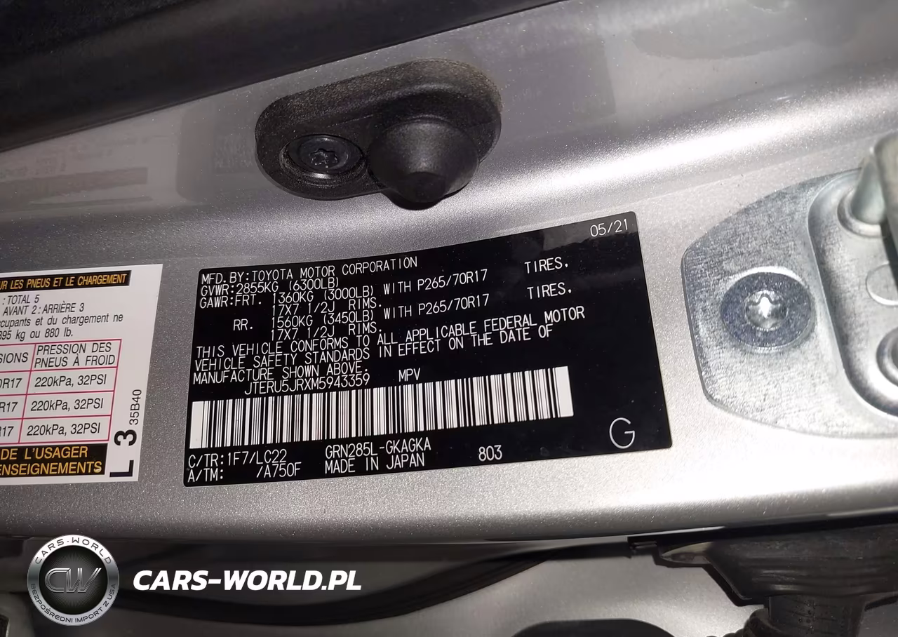 2021 Toyota 4Runner Trd Off Road Premium VIN:JTERU5JRXM5943359 - 9