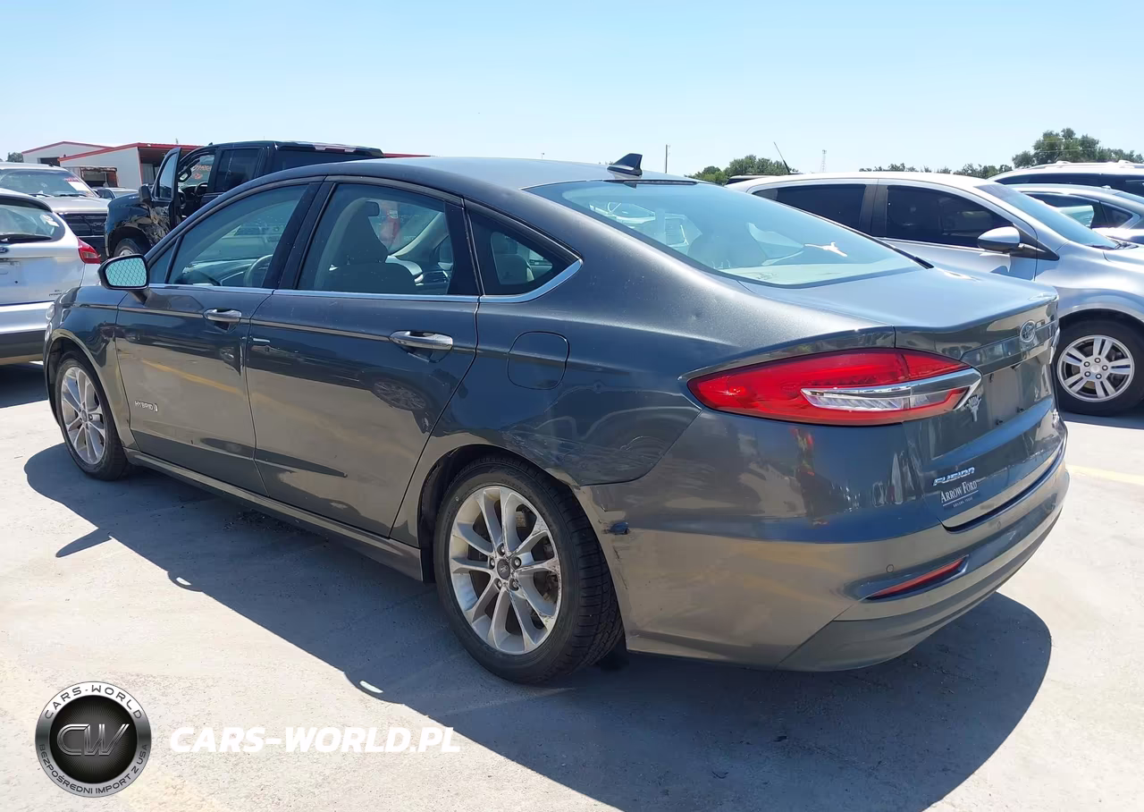2019 Ford Fusion Hybrid Se VIN:3FA6P0LU9KR207225 - 3