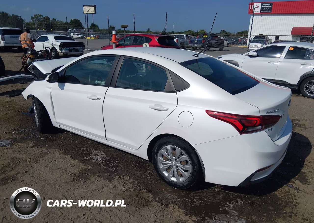 2021 Hyundai Accent Se VIN:3KPC24A68ME131403 - 3