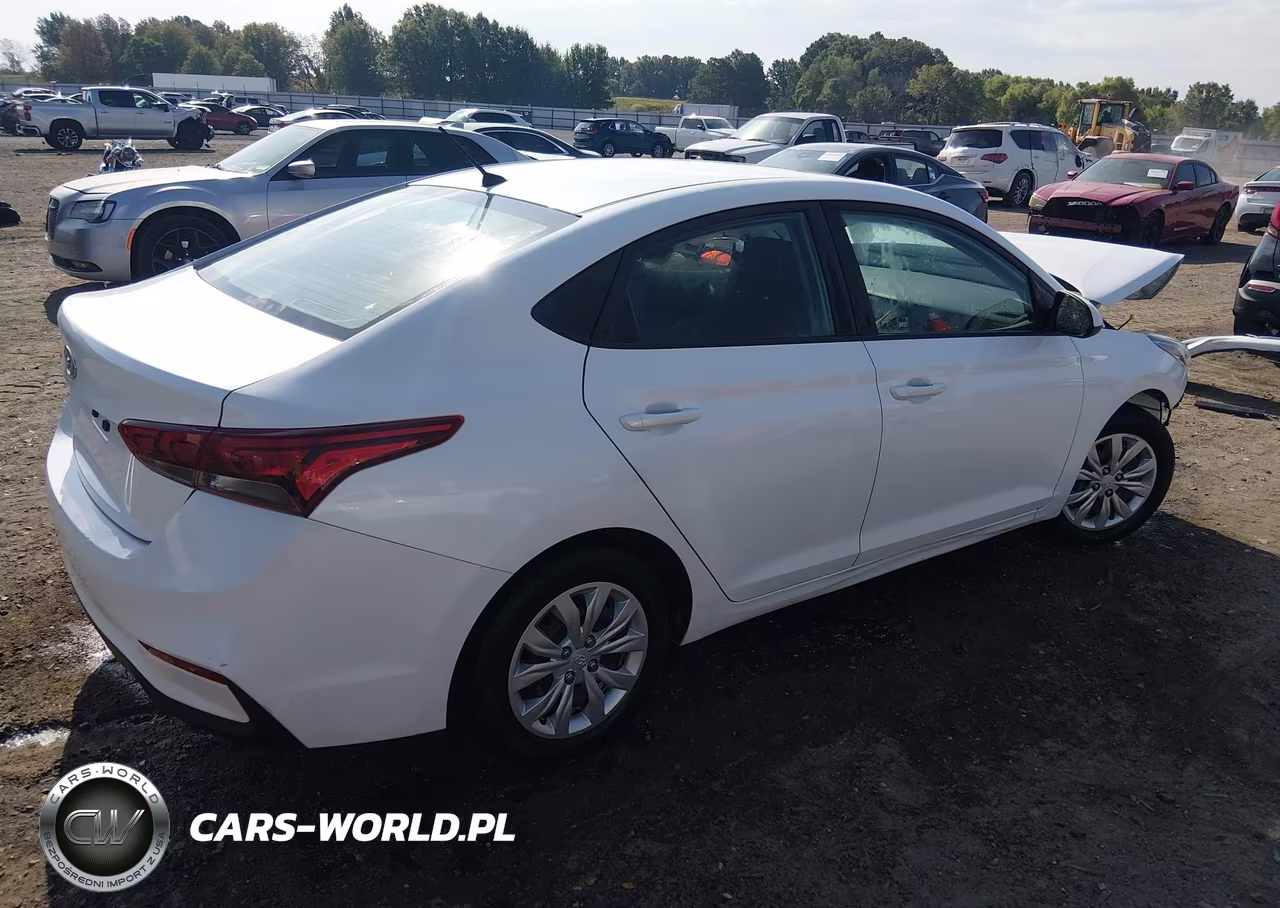 2021 Hyundai Accent Se VIN:3KPC24A68ME131403 - 4
