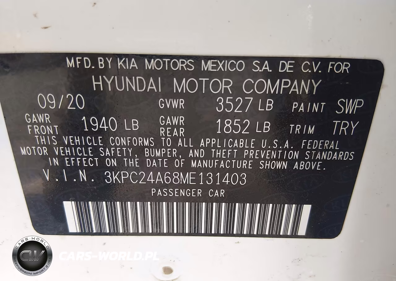 2021 Hyundai Accent Se VIN:3KPC24A68ME131403 - 9