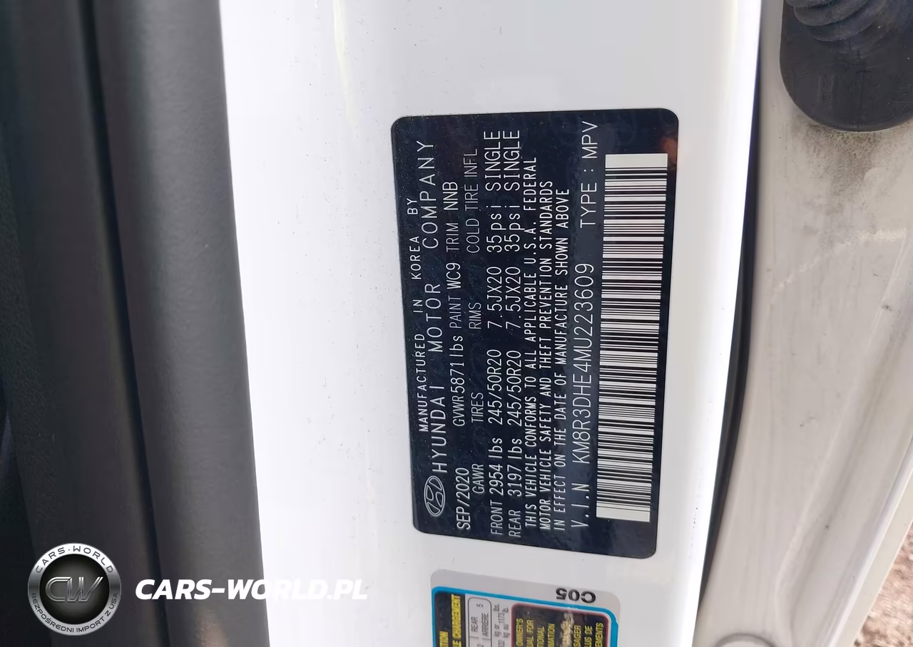 2021 Hyundai Palisade Sel VIN:KM8R3DHE4MU223609 - 9