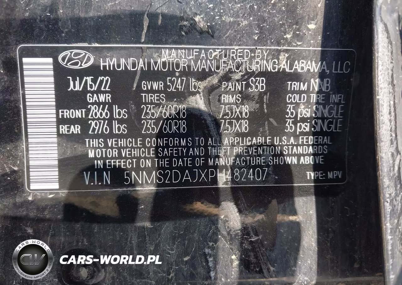 2023 Hyundai Santa Fe Sel VIN:5NMS2DAJXPH482407 - 9