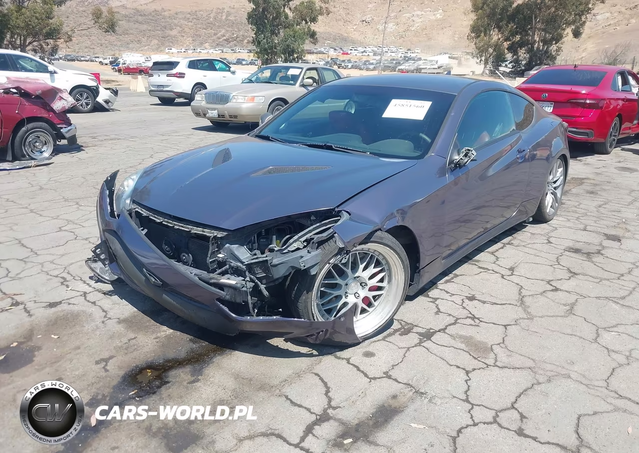 2013 Hyundai Genesis Coupe 3.8L VIN:KMHHU6KJ4DU085645 - 2
