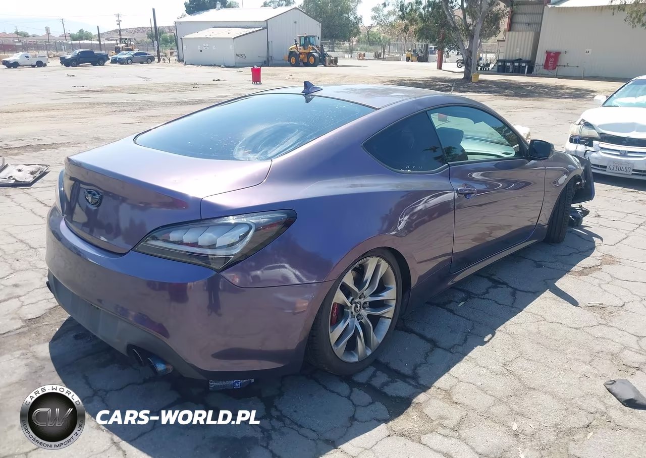 2013 Hyundai Genesis Coupe 3.8L VIN:KMHHU6KJ4DU085645 - 4