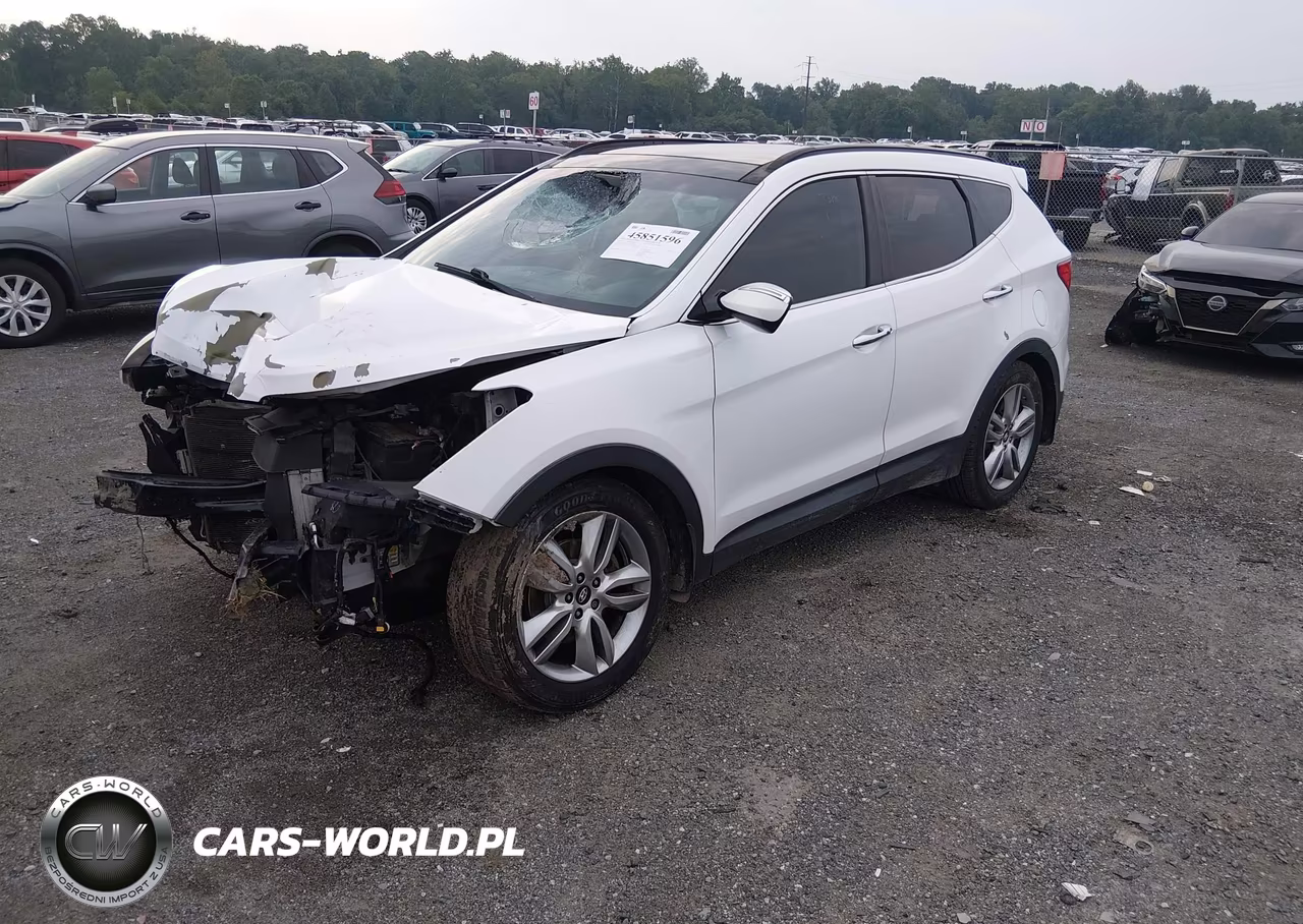 2015 Hyundai Santa Fe Sport 2.0L Turbo VIN:5XYZW4LA5FG261385 - 2
