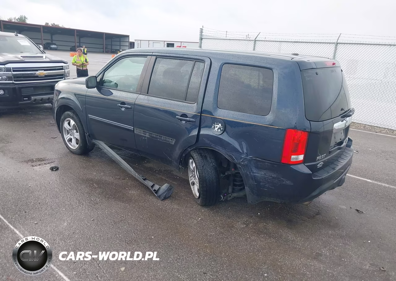 2012 Honda Pilot Ex-L VIN:5FNYF4H50CB057068 - 3