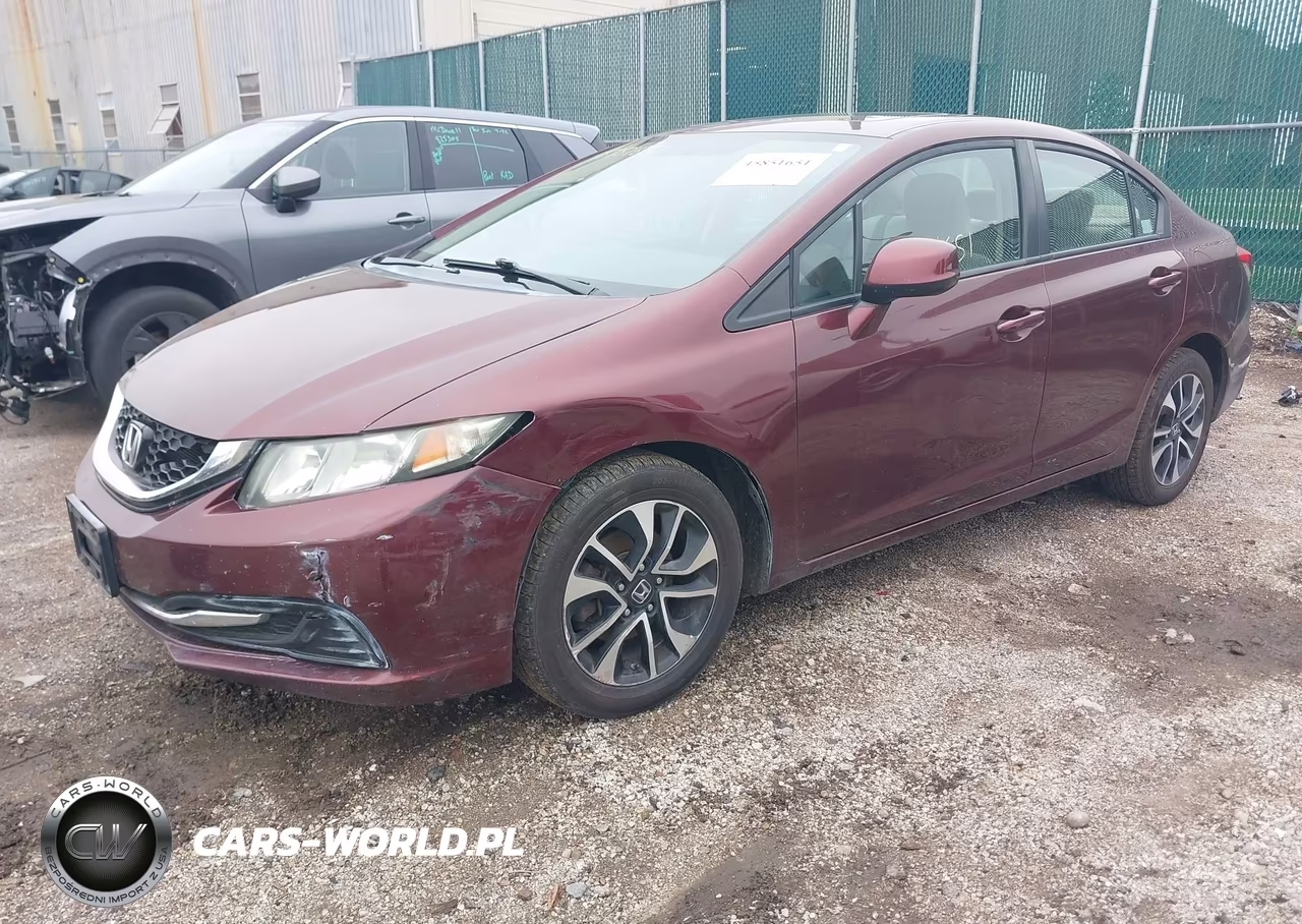 2013 Honda Civic Ex VIN:19XFB2F83DE022729 - 2