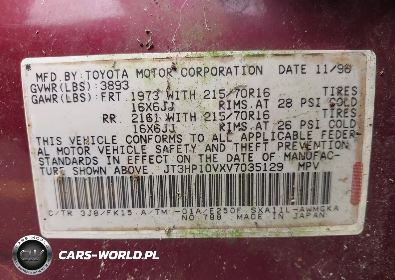 1997 Toyota Rav4 VIN:JT3HP10VXV7035129 - 9