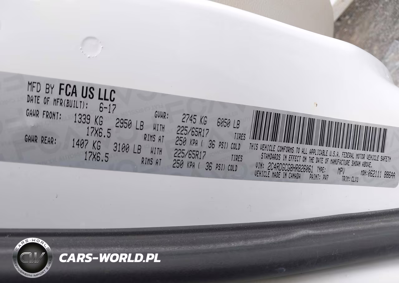 2017 Dodge Grand Caravan Sxt VIN:2C4RDGCG8HR826061 - 9