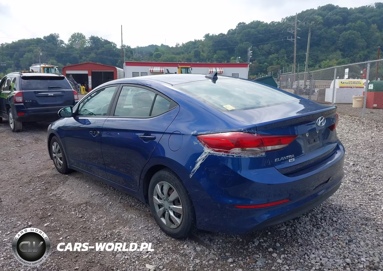 2017 Hyundai Elantra Se VIN:5NPD74LF0HH067233 - 3