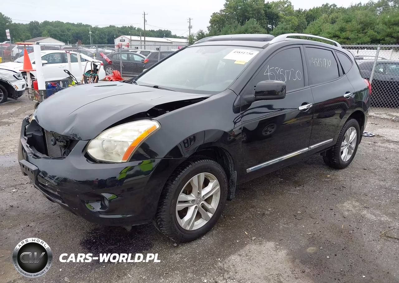 2013 Nissan Rogue Sv VIN:JN8AS5MV6DW604371 - 2
