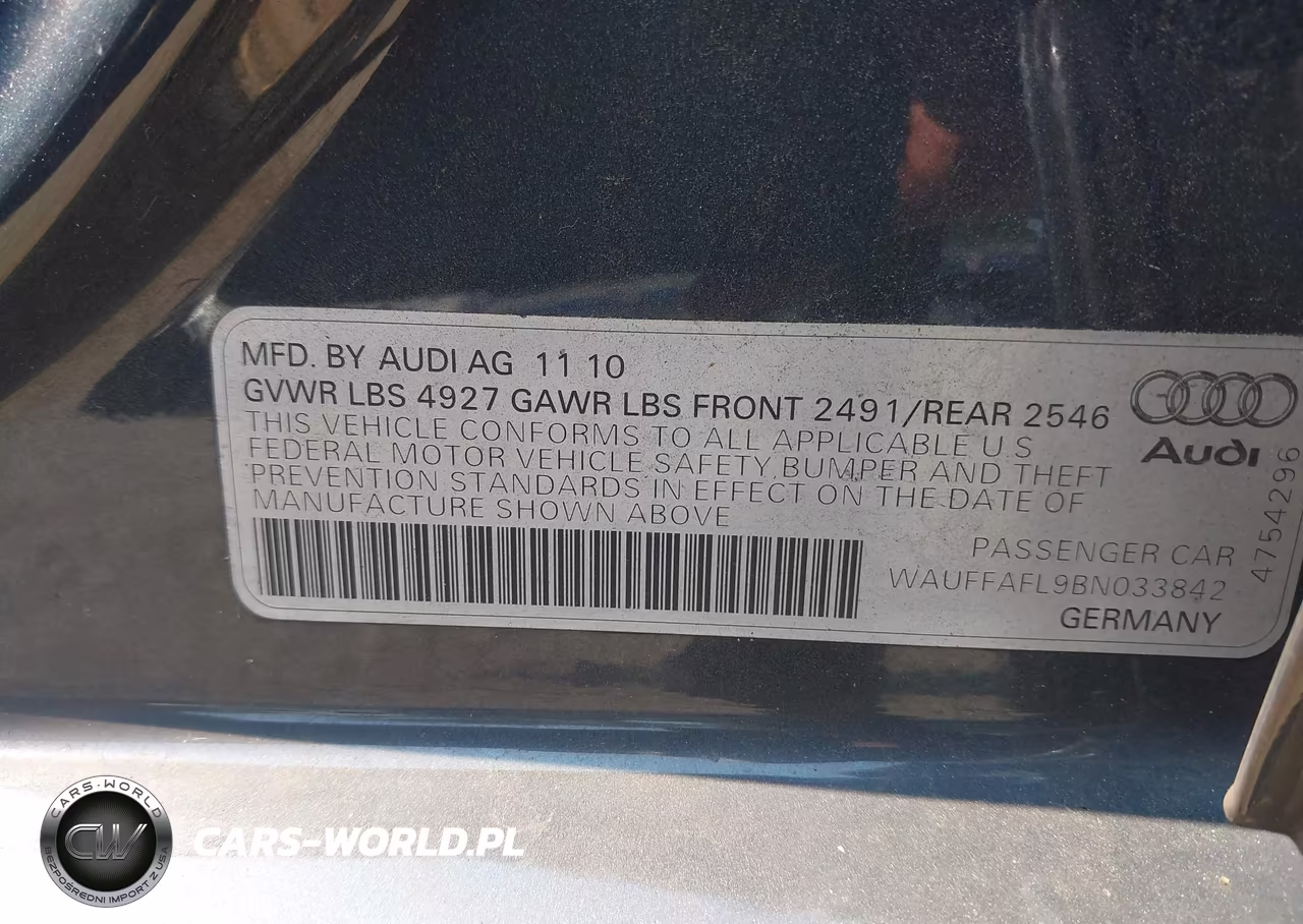 2011 Audi A4 2.0T Premium VIN:WAUFFAFL9BN033842 - 9