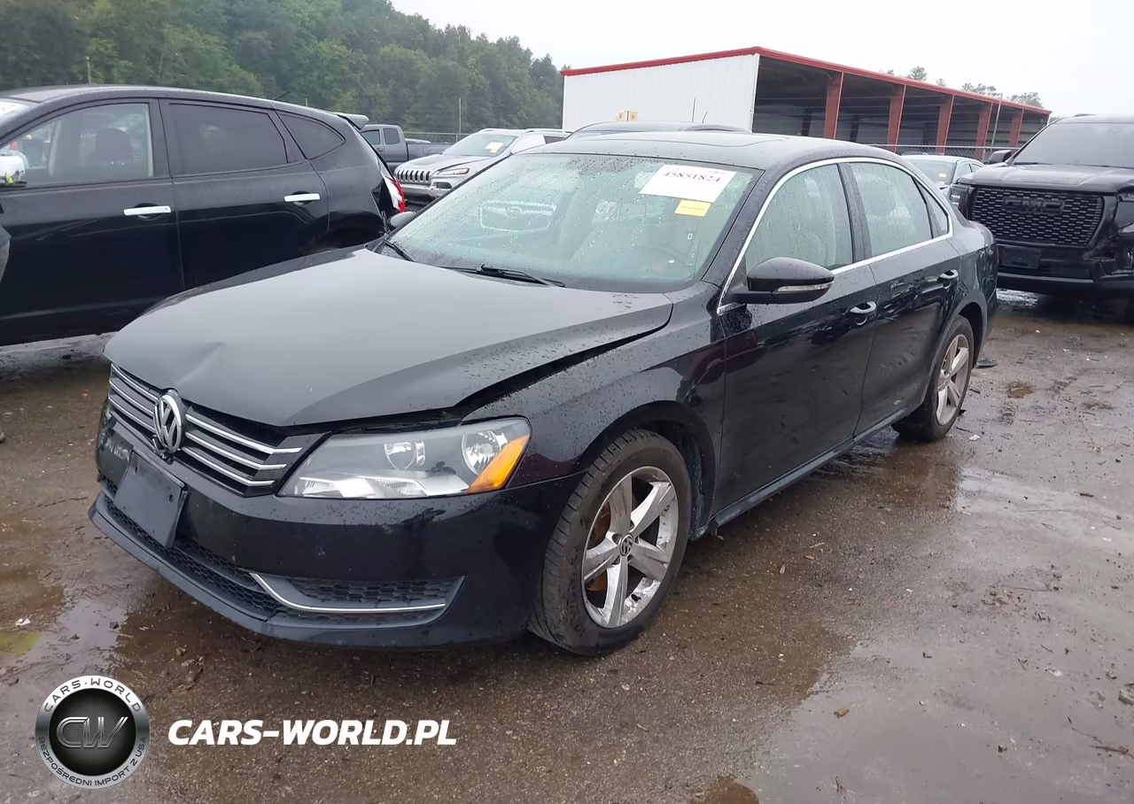 2012 Volkswagen Passat 2.5L Se VIN:1VWBP7A33CC053152 - 2