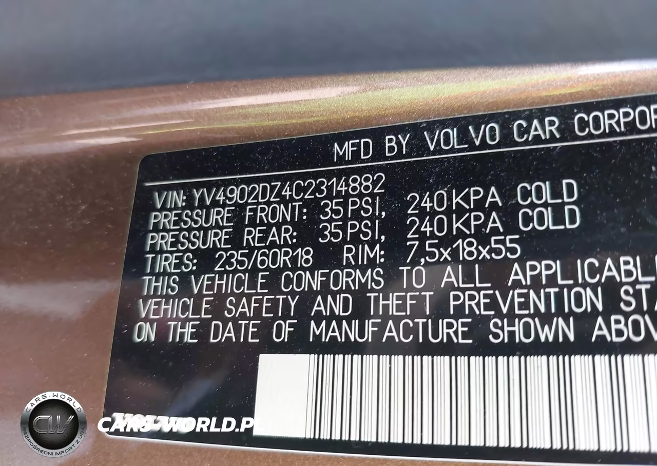 2012 Volvo Xc60 T6-T6 Platinum-T6 Premier Plus-T6 R-Design-T6 R-Design Platinum-T6 R-Design Premier Plus VIN:YV4902DZ4C2314882 - 9
