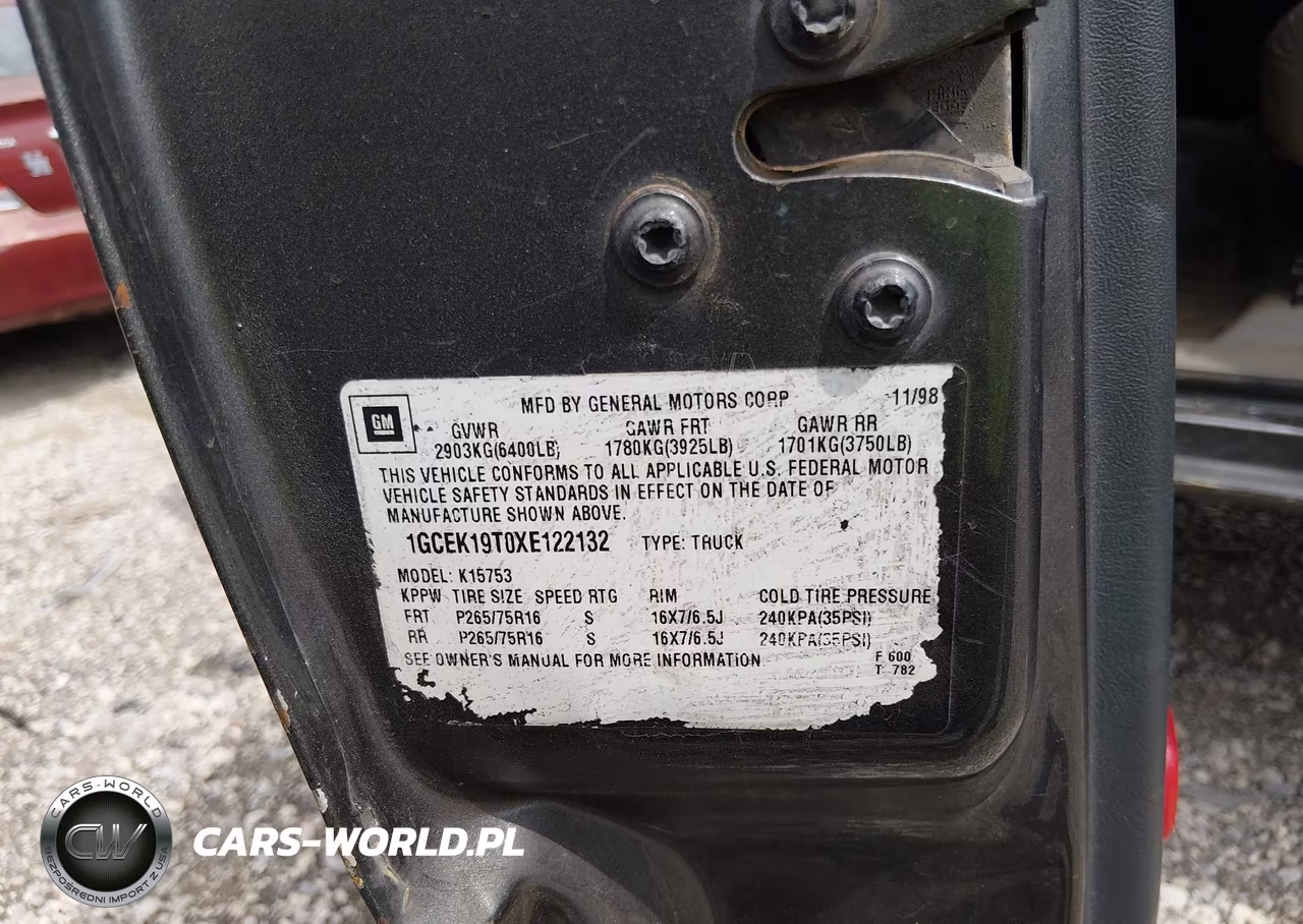 1999 Chevrolet Silverado 1500 Lt VIN:1GCEK19T0XE122132 - 9