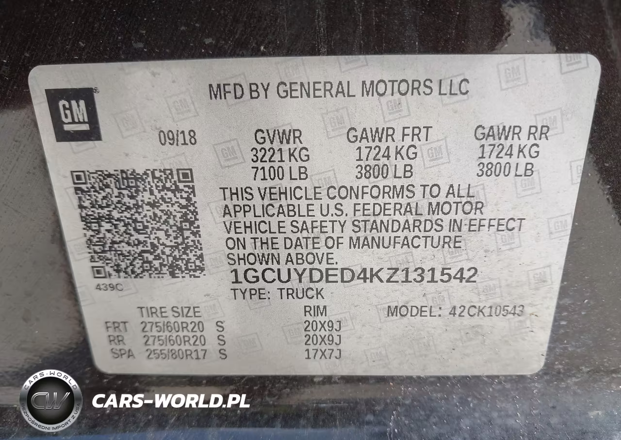 2019 Chevrolet Silverado 1500 Lt VIN:1GCUYDED4KZ131542 - 9