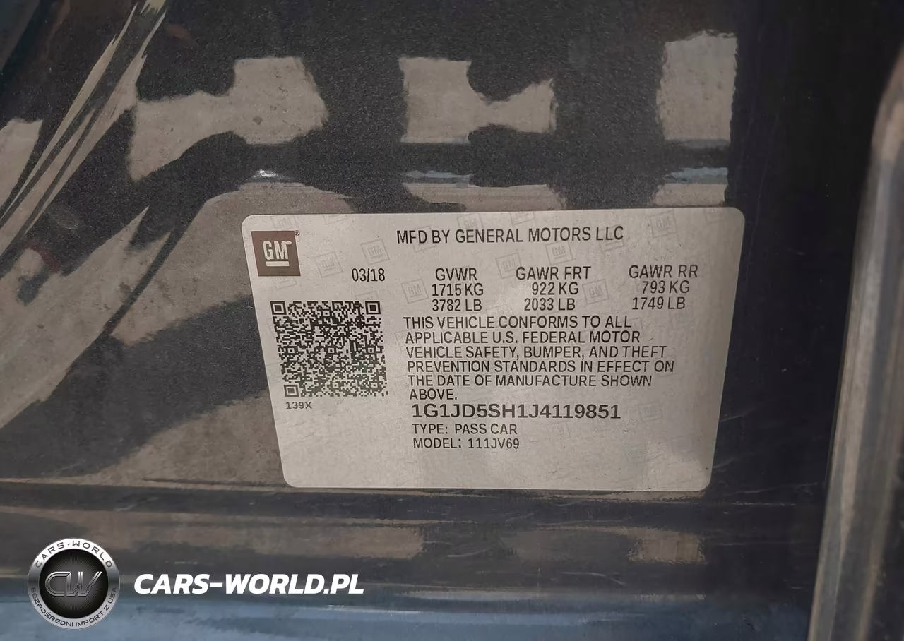 2018 Chevrolet Sonic Lt Auto VIN:1G1JD5SH1J4119851 - 9
