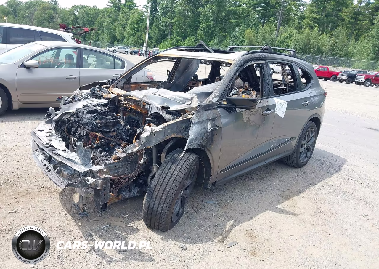 2022 Acura Mdx A-Spec Package VIN:5J8YE1H01NL008596 - 2