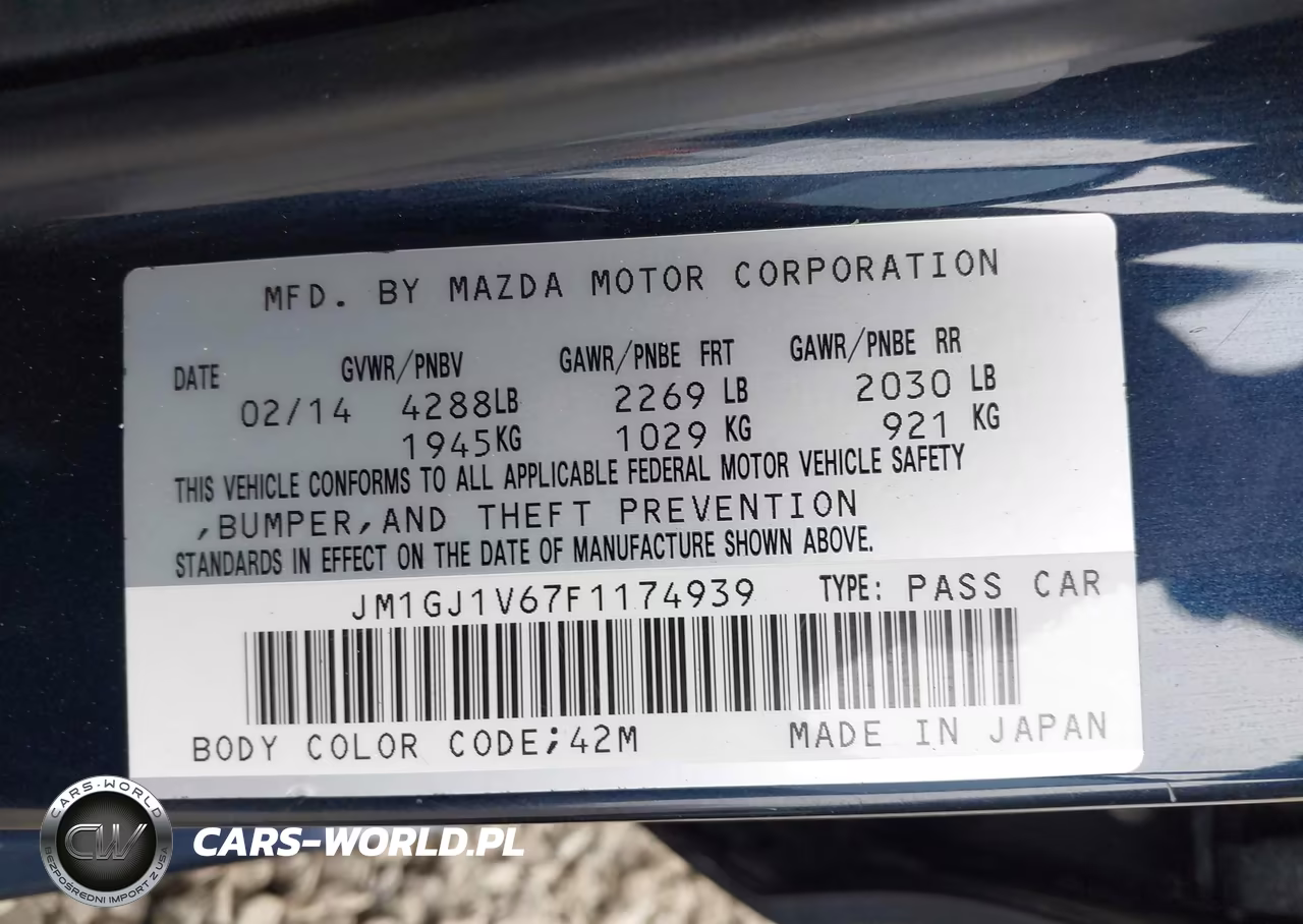 2015 Mazda Mazda6 I Touring VIN:JM1GJ1V67F1174939 - 9